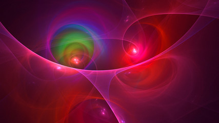 Fractal 3D rendering abstract light background