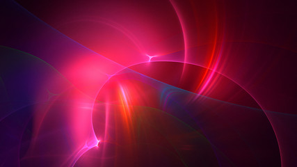Fractal 3D rendering abstract light background