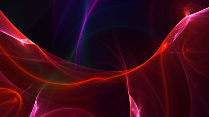 Fototapeta premium Fractal 3D rendering abstract light background