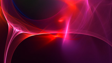 Fractal 3D rendering abstract light background