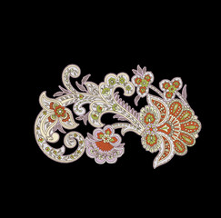 Decorative elegant luxury design.Paisley pattern.