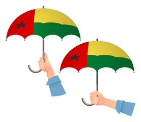 Guinea-Bissau flag umbrella