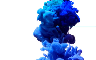 Obraz premium Phantom blue fantastic abstract background. Cool trending screensaver.