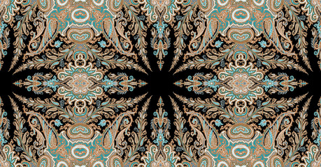 Decorative elegant luxury design.Paisley pattern.