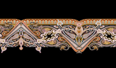 Obraz premium Decorative elegant luxury design.Paisley pattern.