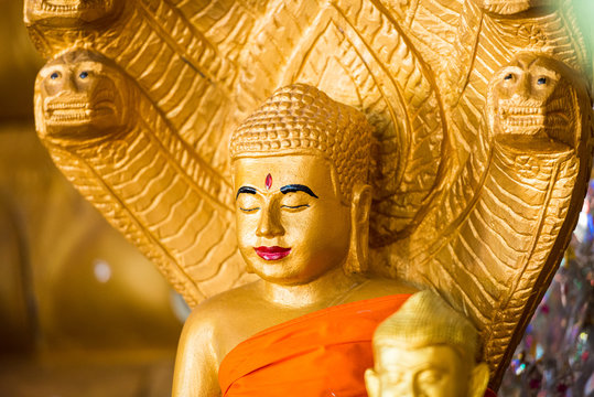 buddha statue in gold across Asia 