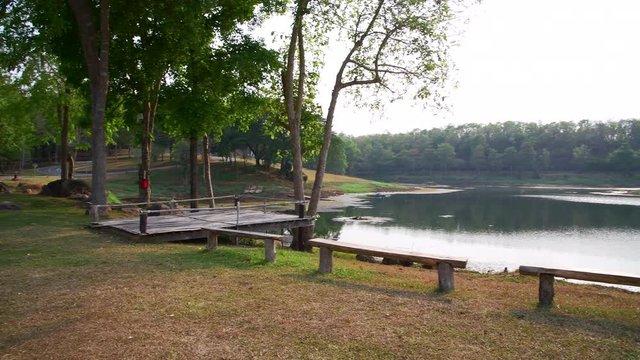 4K video of natural view in Mae Puem national park, Thailand.