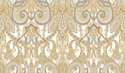 Decorative elegant luxury design.Paisley pattern.