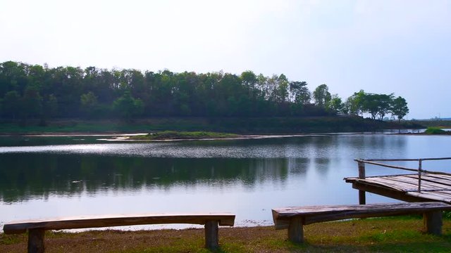 4K video of natural view in Mae Puem national park, Thailand.