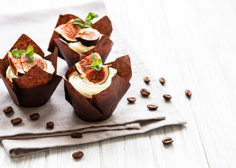 Cupkakes with figs