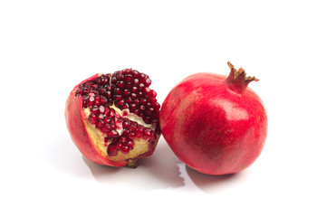 pomegranate isolated on white background - Image