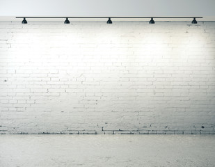 Blank brick grunge wall