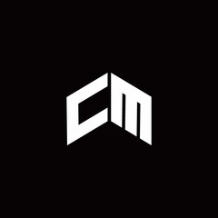 CM Logo monogram modern design template