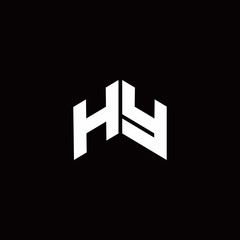 HY Logo monogram modern design template