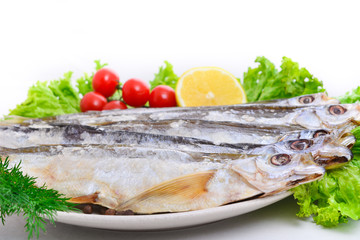 Dried sichel, the ziege, the sabre carp or sabrefish