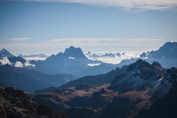 Amazing Rocky Scenery of the Italian Alps Dolomites