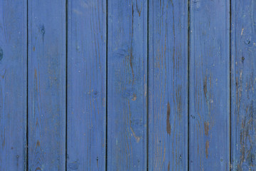 Classic blue wood background. Horizontal orientation.