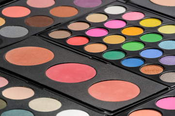 Decorative cosmetics for eye makeup, pallets