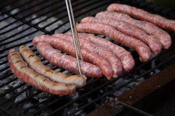 Butifarras a la brasa