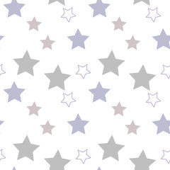Star seamless pattern.Design template for wallpaper,fabric,wrapping,textile