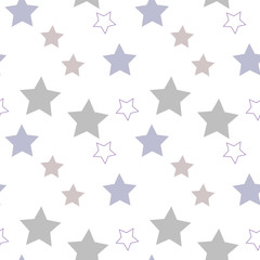 Star seamless pattern.Design template for wallpaper,fabric,wrapping,textile