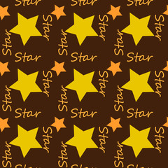 Fototapeta premium Star seamless pattern.Design template for wallpaper,fabric,wrapping,textile