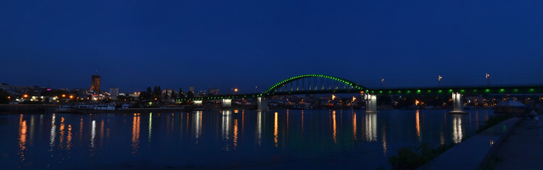 The old bridge at night. © Pera Nikolic