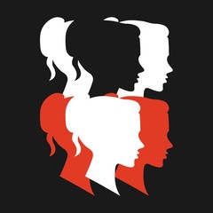  International Women's Day.. Concept. Vector image.