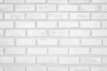 White brick wall texture background in room at subway. Brickwork stonework interior, rock old clean concrete grid uneven abstract weathered bricks tile design, horizontal architecture wallpaper.