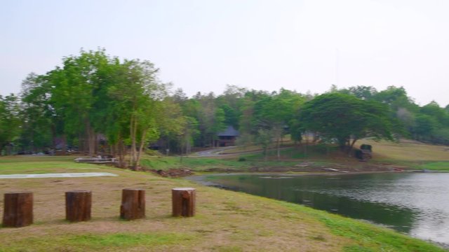 4K video of natural view in Mae Puem national park, Thailand.