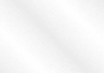 Abstract halftone dotted background. Futuristic grunge pattern, square, shadow.  Gray modern optical pop art texture for posters, sites, business cards, cover, labels mock-up, vintage stickers