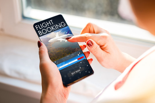 Air Ticket Flight Booking Concept