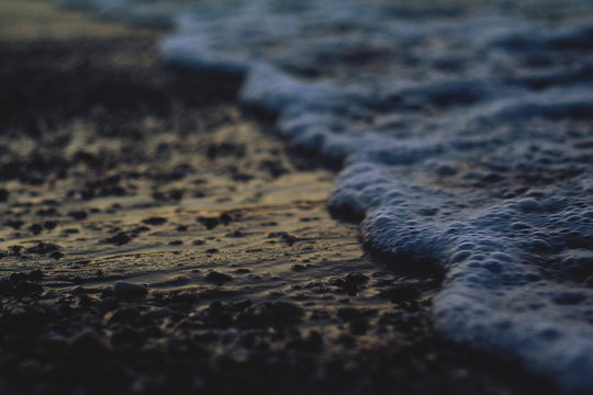 Waves hitting on the Shore