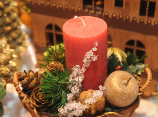 New Year decorations  in Kiev, November 30, 2019 