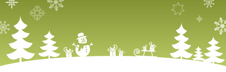 Fototapeta premium simple christmas background with typical elements