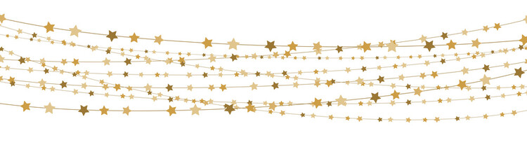 stars on strings background for christmas time