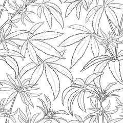 hemp vector pattern