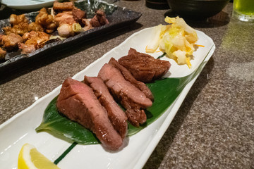 牛タン炭火焼