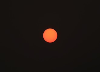 Blood Red Sunset in Sydney 