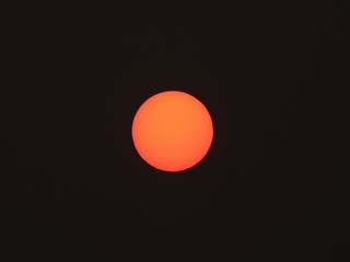Blood Red Sunset in Sydney 