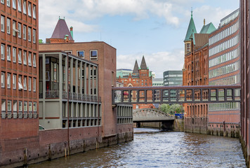 Naklejka premium Speicherstadt in Hamburg
