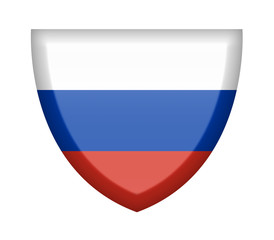 Scudetto con bandiera Russia