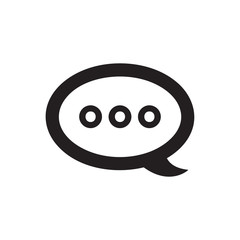 Chat icon vector isolated on background. Trendy message symbol. Pixel perfect. illustration EPS 10. - Vector.