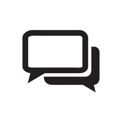 Chat icon vector isolated on background. Trendy message symbol. Pixel perfect. illustration EPS 10. - Vector.