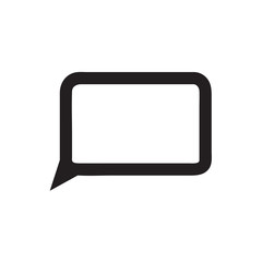 Naklejka premium Chat icon vector isolated on background. Trendy message symbol. Pixel perfect. illustration EPS 10. - Vector.