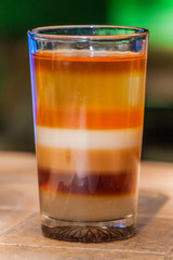 Seven layer tea, speciality of Srimangal, Bangladesh