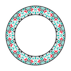 Vector Asian Mandala Frame