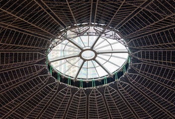 ceiling of modern building