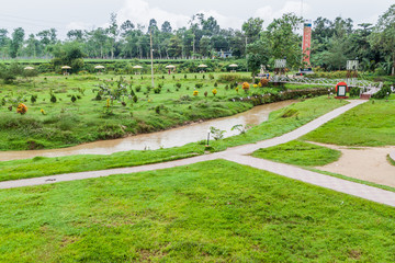 Park in Srimangal in Bangladesh