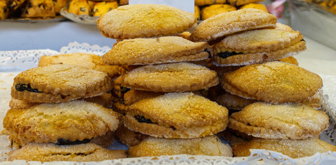  Raviole, traditional italian christmas dessert of Bologna, Italy